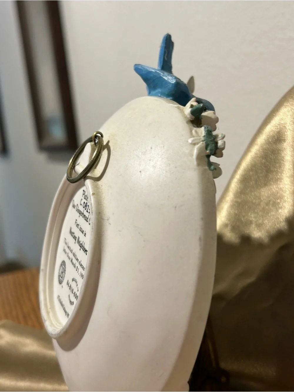 The Bradford Exchange Vintage Blue, Yellow & White Birdhouse Wall Art